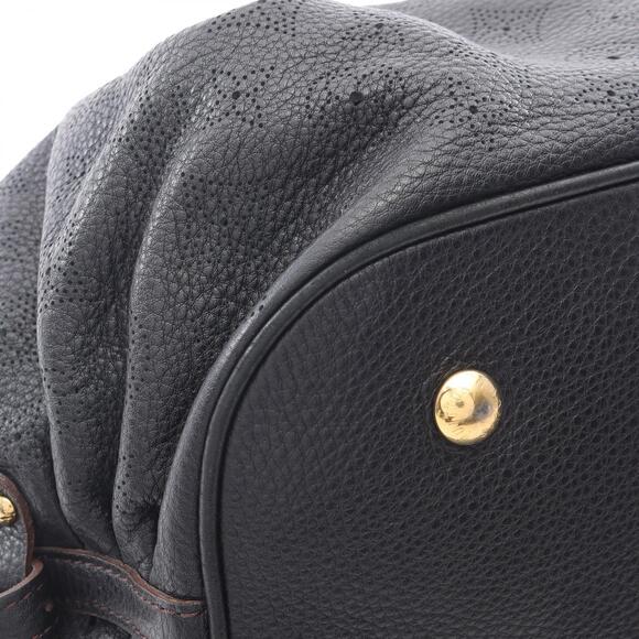 Louis Vuitton Mahina L Shoulder Bag Leather Black - Picture 8 of 10